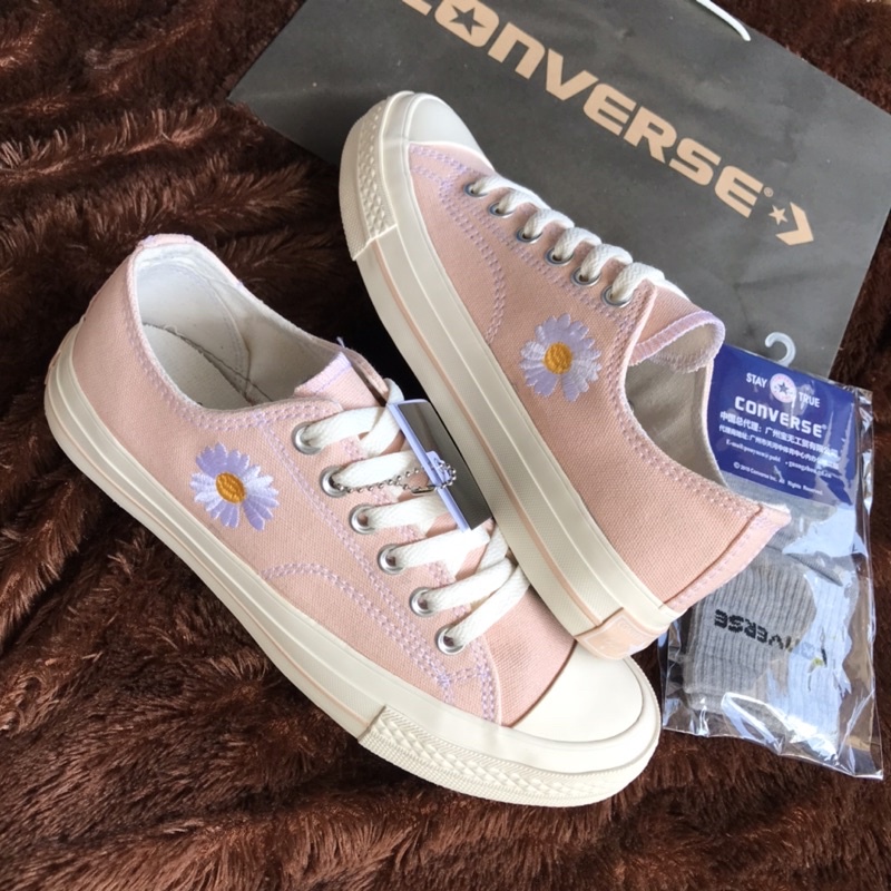 LIMTED EDITON CONVERSE 70s PEACE MINUS ONE LOW PEACH - PINK PREMIUM (BISA COD)