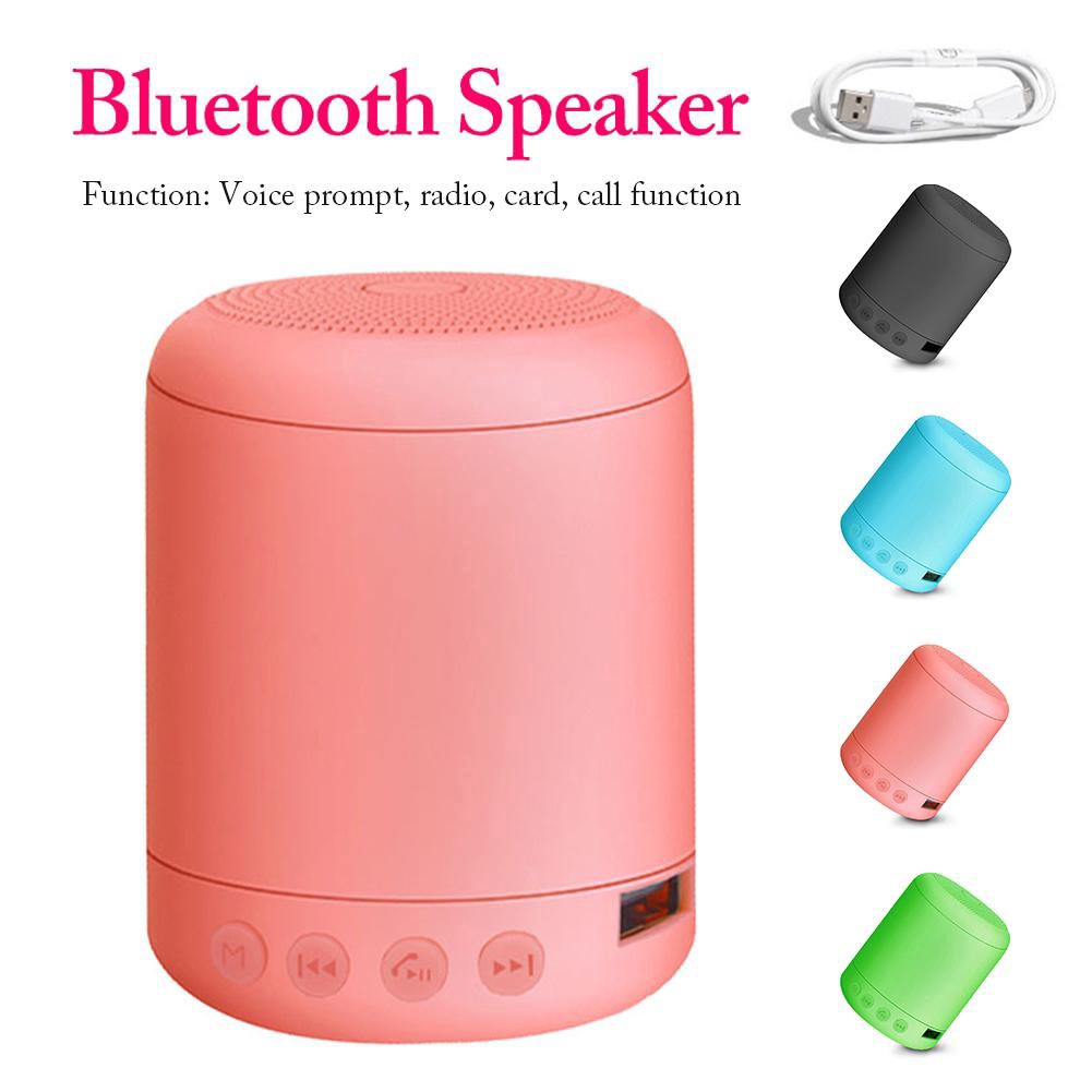 Mini Portable Bluetooth Speaker Macaron Stereo Wireless Speaker Musik Waterproof [QTOP.ID]