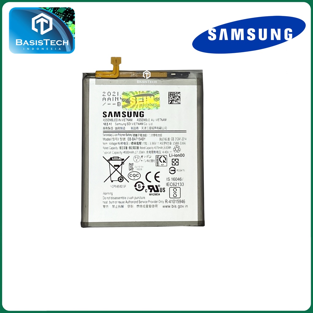 BATERAI SAMSUNG A71 - A715 - A715F - EB-BA715ABY - ORI