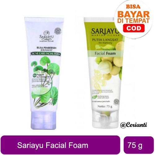 Facial Foam SARIAYU 75g