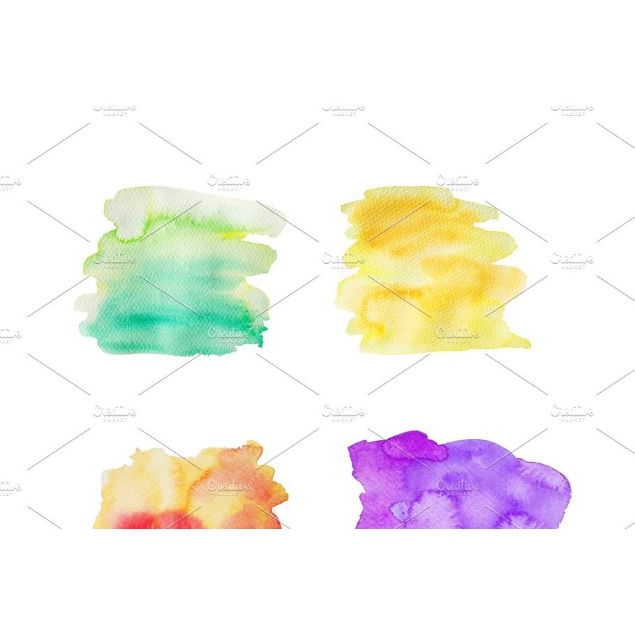 Vector &amp; JPG Watercolor Textures - JPEG Ultra HD