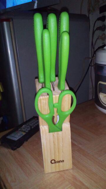 Home-klik Oxone Pisau Dapur Warna - Ox-961 - Hijau