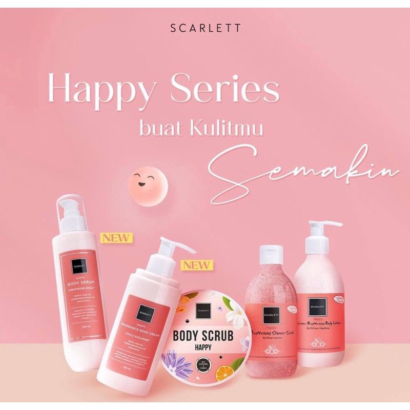 SCARLETT WHITENING HAPPY SERIES original 100%