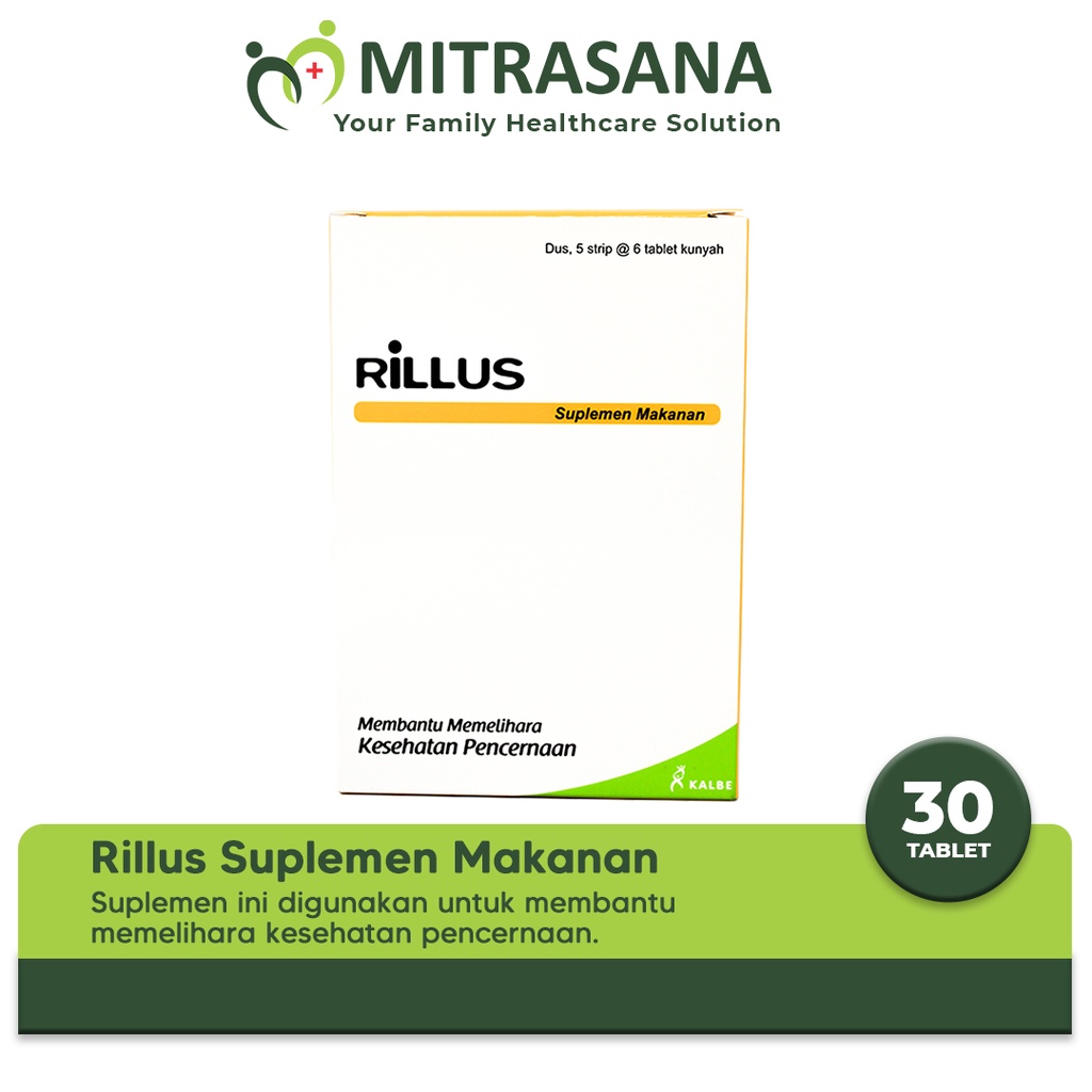 Rillus - Suplemen Probiotik Untuk Pencernaan