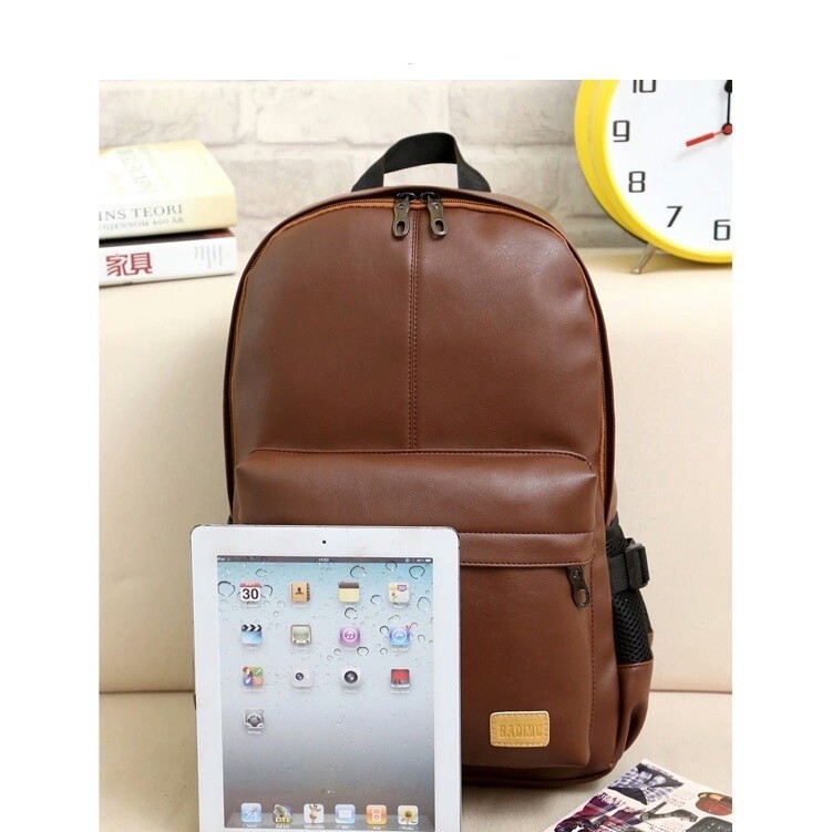 Terbaru Hot 2021 Tas Ransel Wanita pria keren ransel zipper polos tas kulit murah kekinian