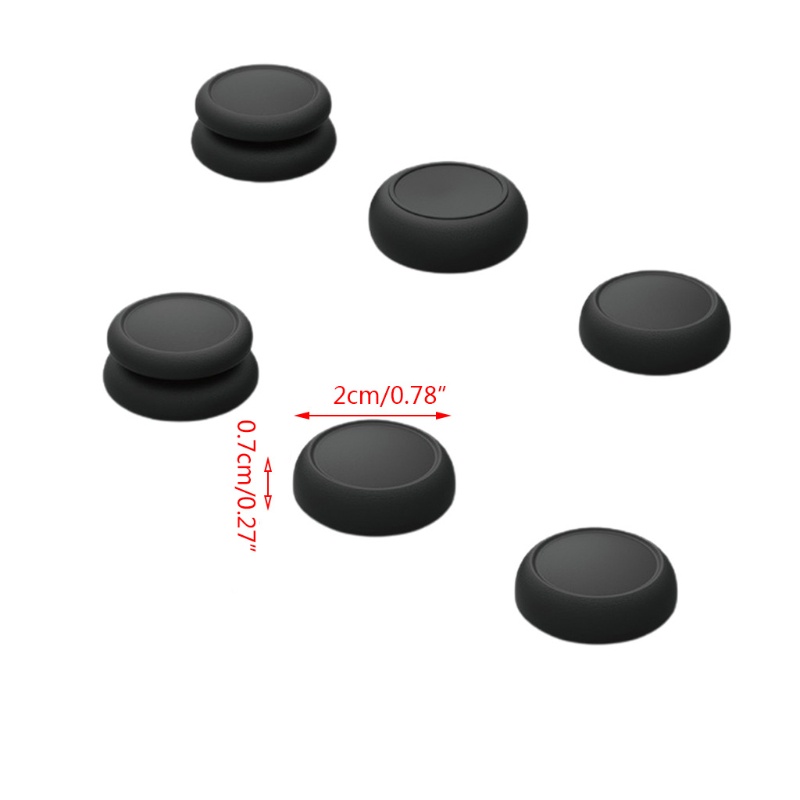 Btsg 6buah Thumb Grip Caps Untuk Switch Lite Controller Joystick Cover Thumbstick