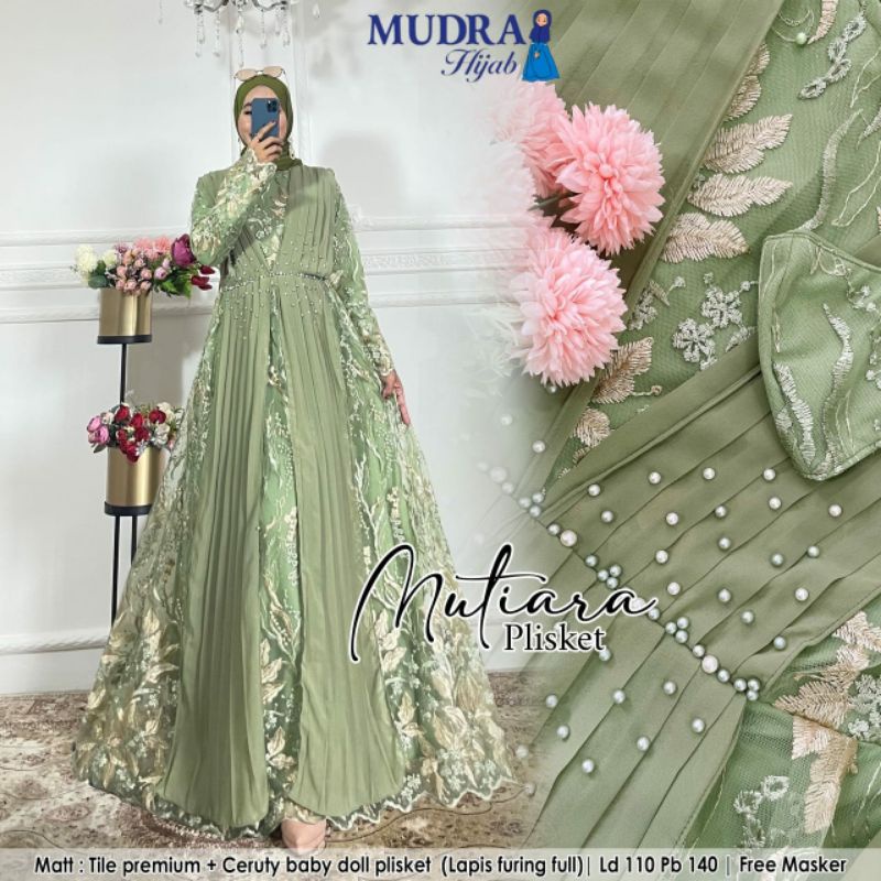 Mutiara Plisket by Mudra Hijab
