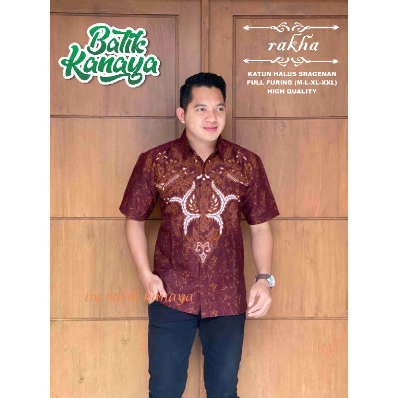 Kanaya Baju Batik Pria RAKHA Full Furing