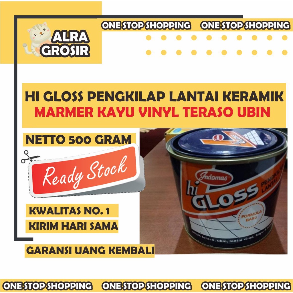 HI GLOSS PENGKILAP LANTAI KERAMIK MARMER KAYU VINYL TERASO UBIN Pengkilap Lantai,Teraso dan Vinyl - 