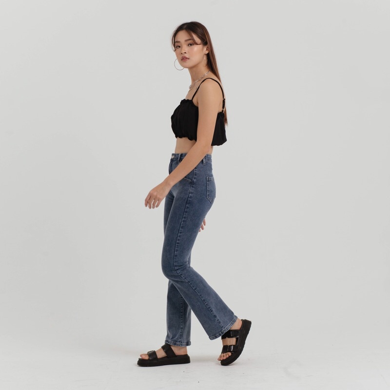 VIERLIN - Jeans 2507 - HIGHWAIST FLARE JEANS