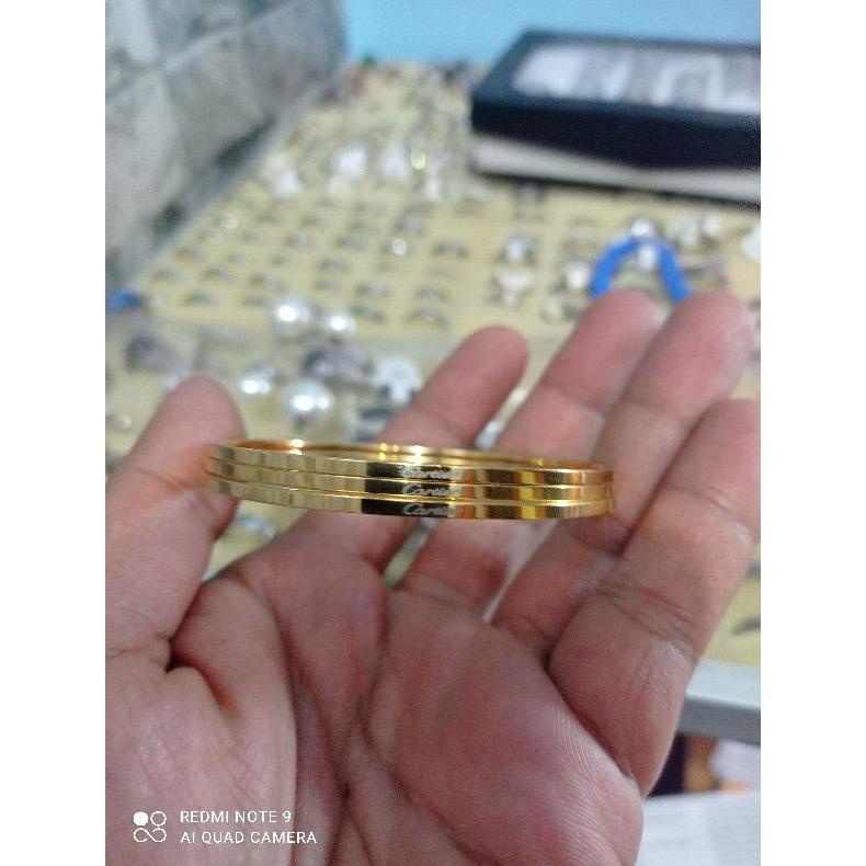 Gelang Keroncong Titanium Isi 3 Pcs