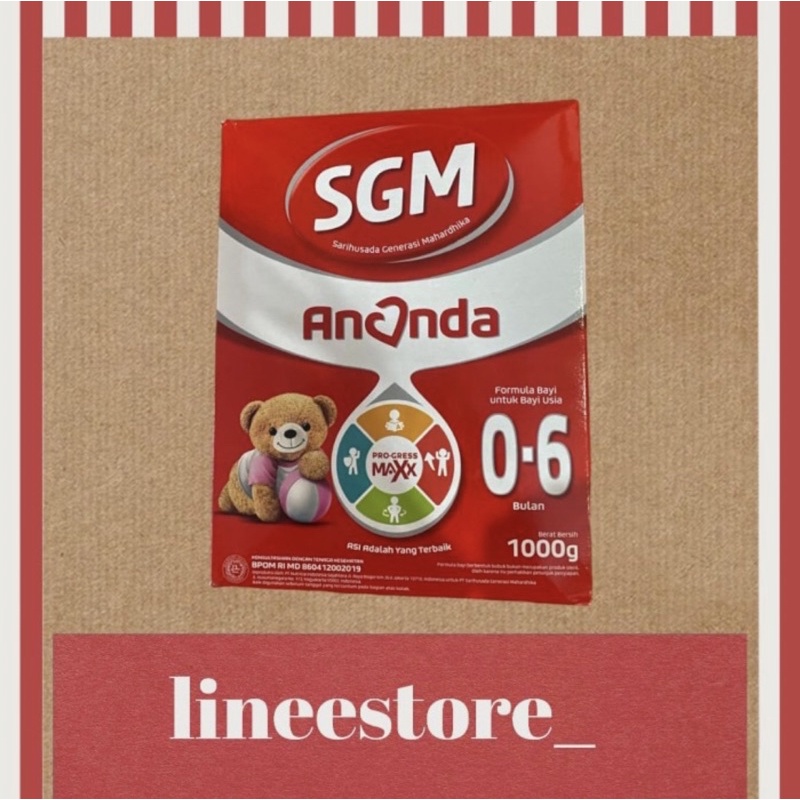 SGM Ananda 1 Susu Formula Bayi 0-6 Bulan 1000g