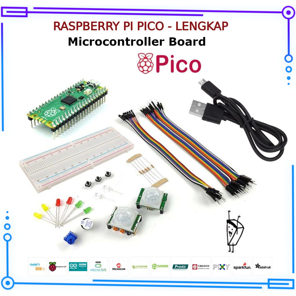 Raspberry Pi Pico - Paket Lengka