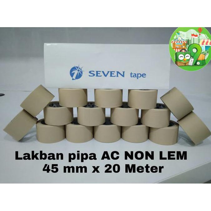 

isolasi lakban pembalut pipa AC NON LEM isi 6 @3800