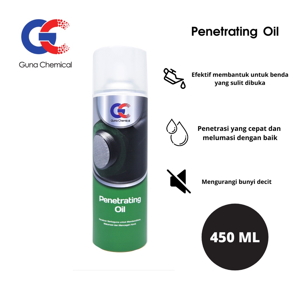 Jual Penetrating Oil Pelumas Serba Guna GUNA CHEMICAL 450 ML & 240 ML ...