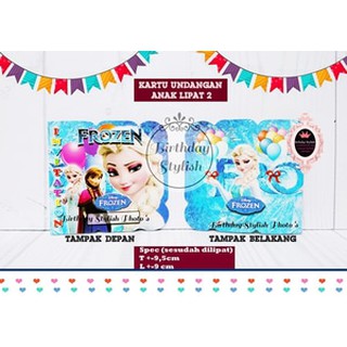 82 Contoh Kartu Undangan Ulang Tahun Frozen Gratis Terbaru