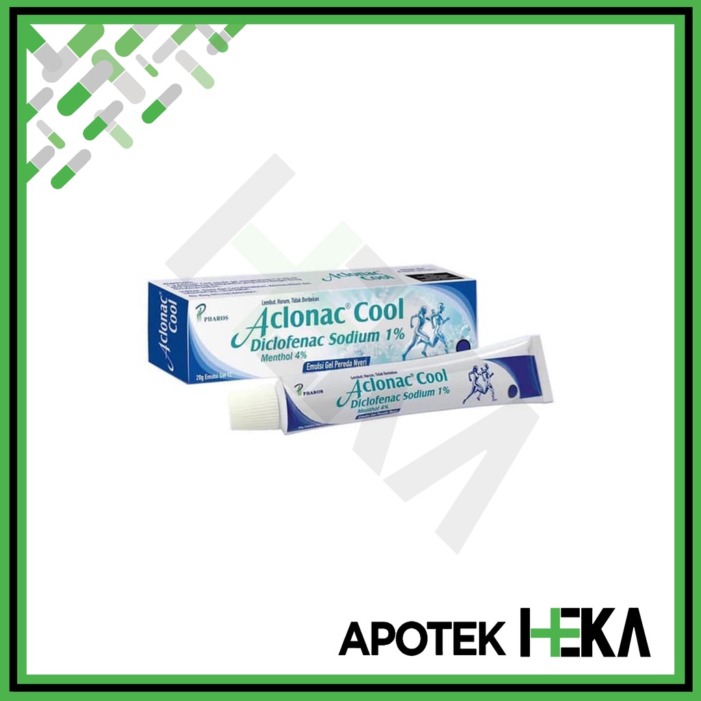 Aclonac Cool Gel 20 g - Krim Pereda Nyeri (SEMARANG)