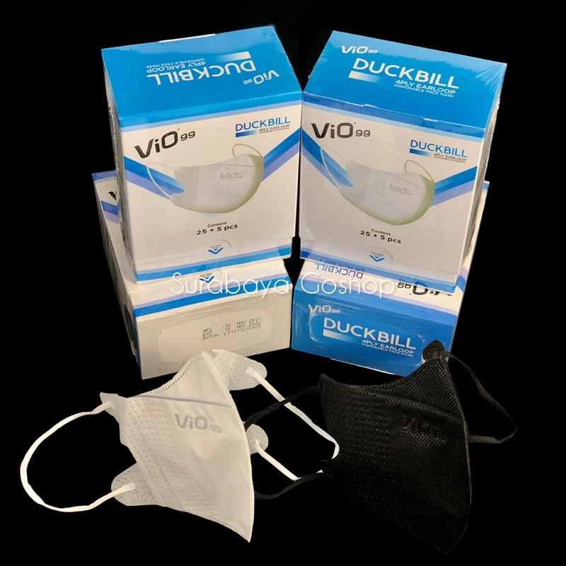 Vio Duckbill Mask Masker Duckbill 4ply 30pcs Masker Medis Duckbill VIO 99 Kemenkes