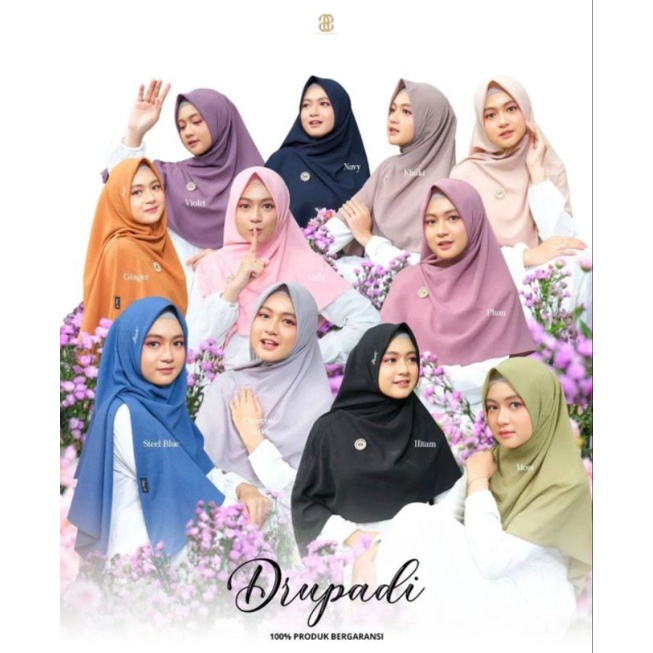 JILBAB INSTAN DRUPADI BY PUAN ORIGINAL