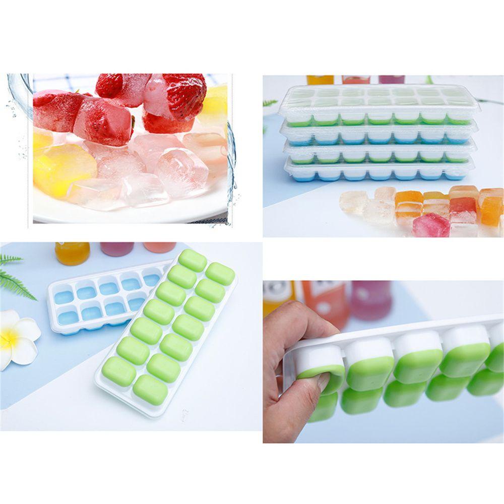 Pineapple Ice Cube Tray Freezer Makanan Coklat Ice Cream Removable Lid Cover Food Grade 14sel