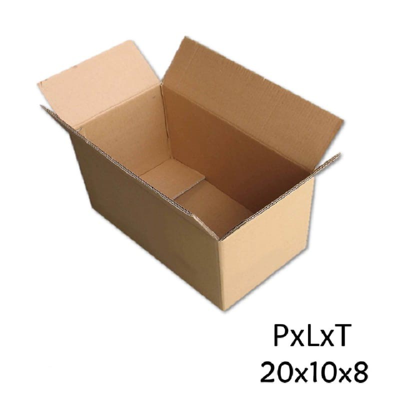 

20pcs kardus box packing ukuran 20x10x8