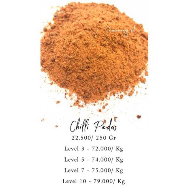 

Cabe Lv 3 / Bumbu Makanan / Bumbu Kentang Goreng / Bumbu Crispy Chicken