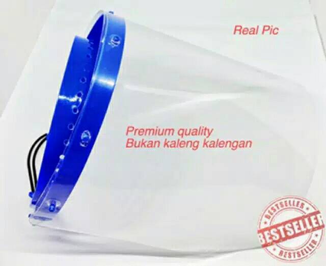 Face shield impor keren bisa COD