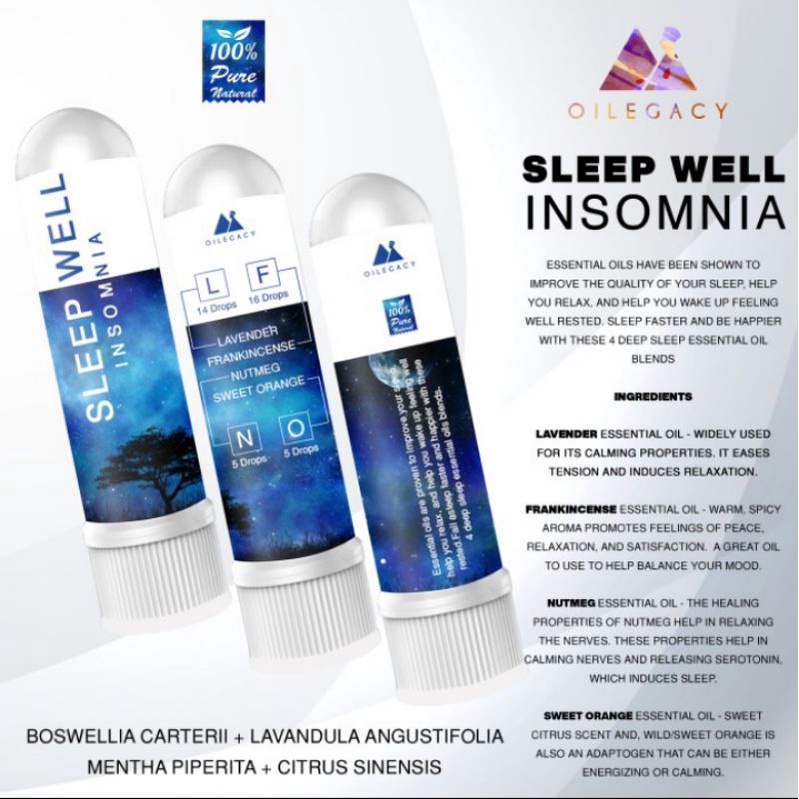 INHALER TIDUR NYENYAK | INSOMNIA | SUSAH TIDUR | TIDUR CEPAT | ANTI VIRUS | PIKIRAN TENANG | RILEX | ESSENTIAL OIL | KESEHATAN