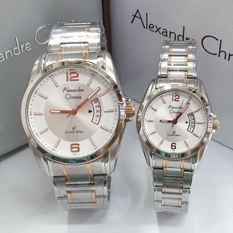 Jam Tangan Alexandre Christie Couple Original AC 8289 Original ORI