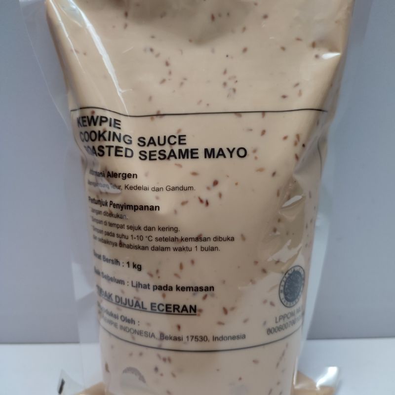 

JKL Kewpie Roasted Sesame Mayo 1kg - Cooking Sauce Wijen Salad Mayonaise - Standar