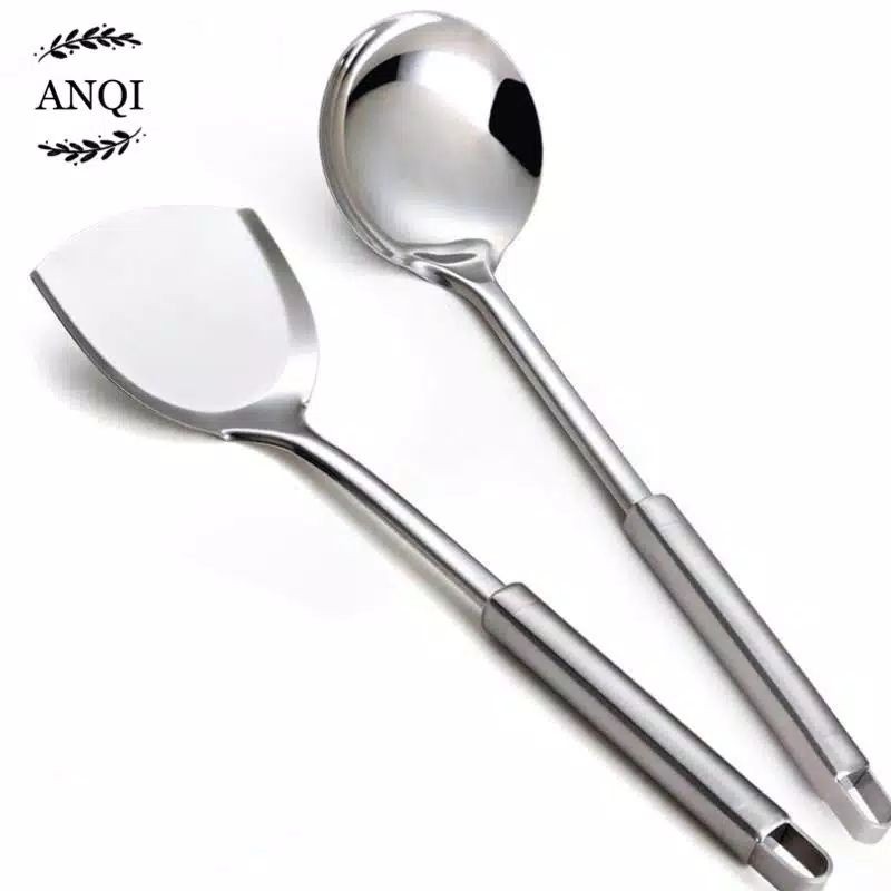 Set Alat Masak Isi 4 Dan Isi 6Spatula Kitchen Set Stainless Steel Berkualitas / RH-2180-3