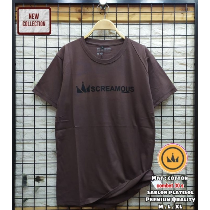 KAOS SCREAMOUS DISTRO ORIGINAL / KAOS PRIA SCREAMOUS / KAOS DISTRO PRIA / ATASAN PRIA