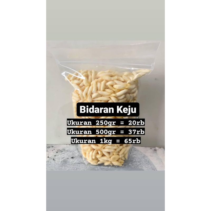 

Bidaran Keju / Camilan / Snack (250 gr & 500 gr)