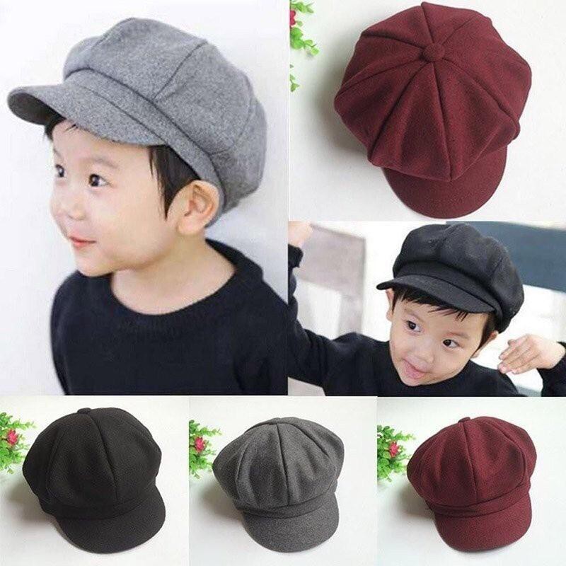 Topi Baret Anak Apolo Octagonal Topi Detektif Korea 2-6 Tahun HIGH QUALITY