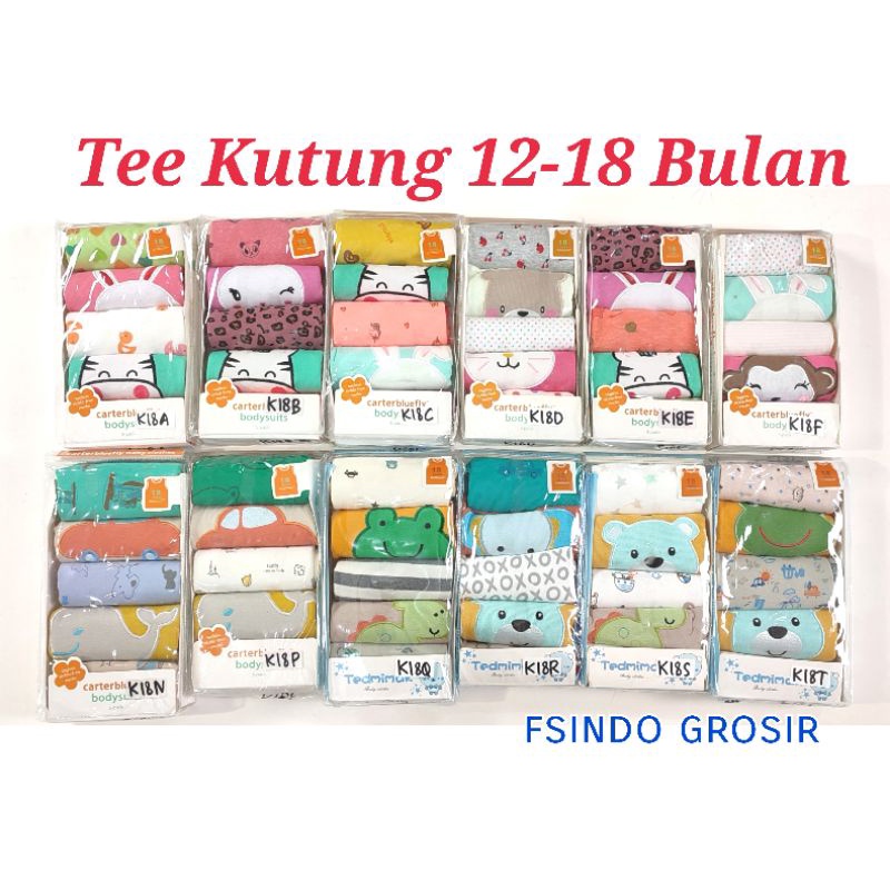 Tee Kutung bayi KODE K/ tee singlet/kaos kutung bayi 5 in 1/ singlet bayi