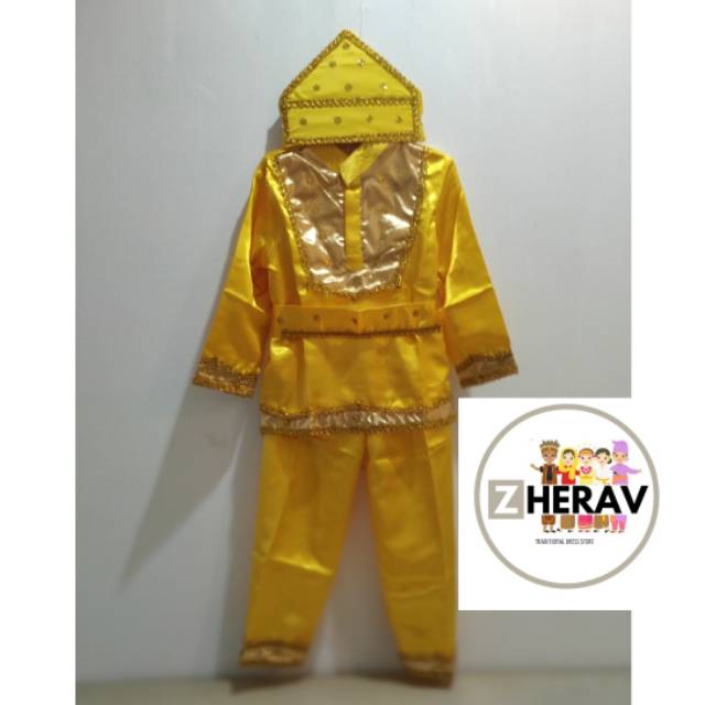 ready stok baju adat pakaian adat busana adat setelan satu set padang anak laki atau  perempuan ukuran S M L XL XXL dewasa