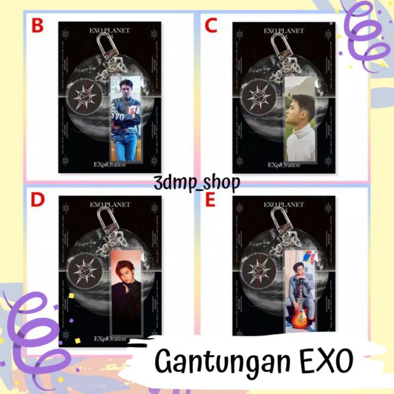 Gantungan Ganci keychain Exo Exoplanet