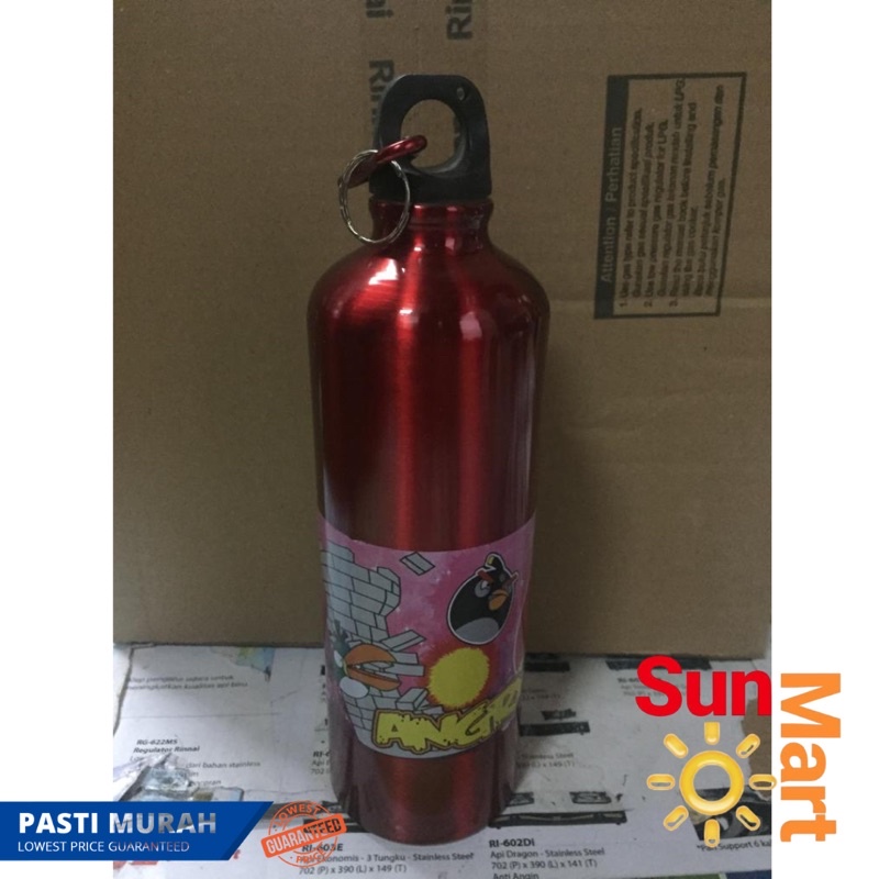 BOTOL MINUM ANAK stainless 600ML tutup