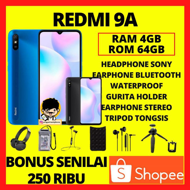 Redmi 9A 3/32 Garansi Resmi Xiaomi Xiomi Redmi 9A 3/32 dan