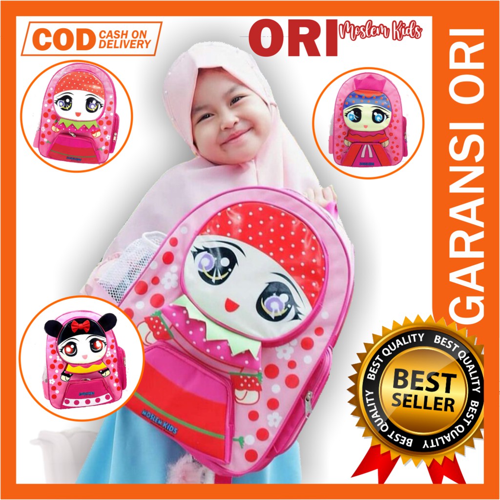 tas anak perempuan Kecil TK PAUD SD karakter hijab tas anak perempuan Kecil TK PAUD SD karakter hijab