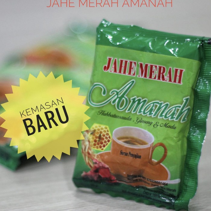 

Jahe Merah Amanah 12 Sachet Bubuk Segar Super Renceng Original Asli Penangkal COVID-19 VIRUS CORONA