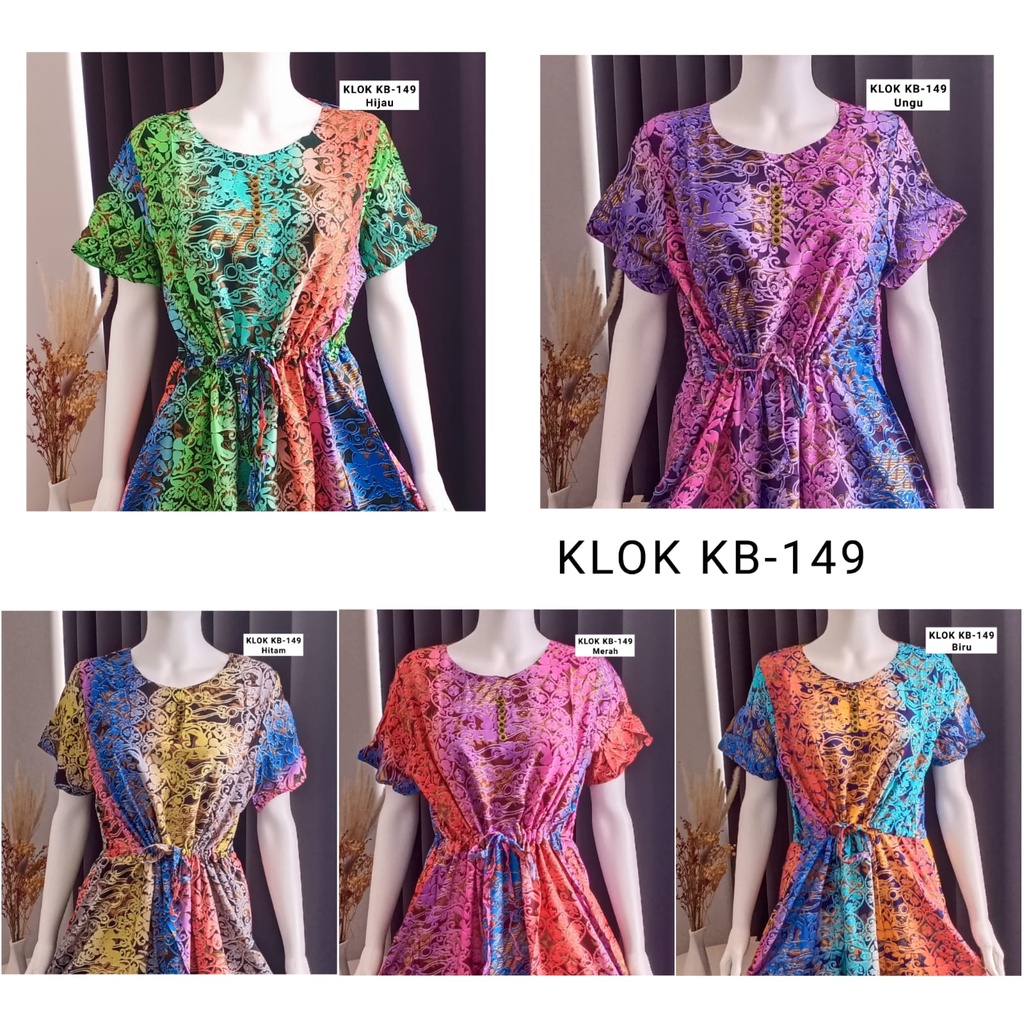 Dress KLOK Batik Kudamas LD 108cm -110cm