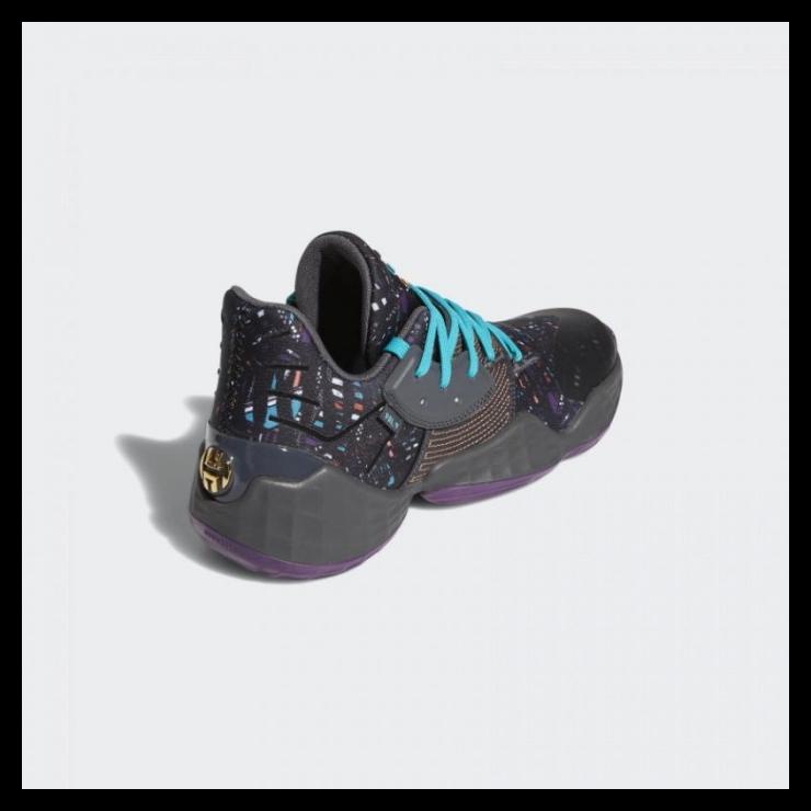 Sepatu Basket Adidas Harden Vol 4 Tribal Amber Tint Original Asli