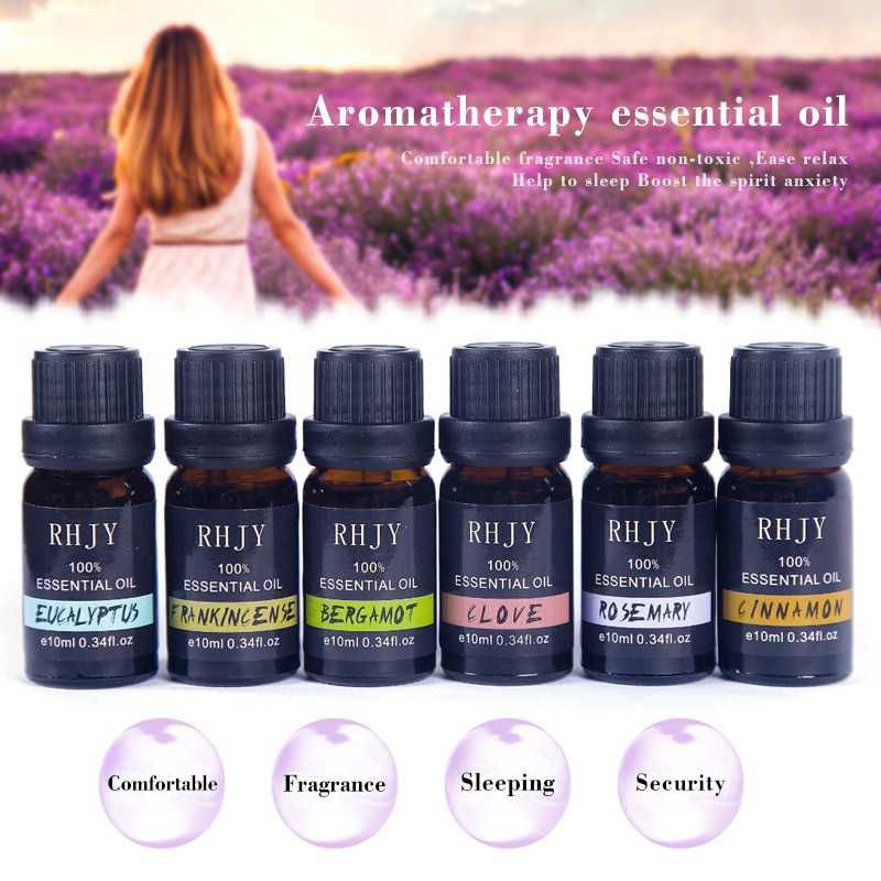 Aromatherapy Essential Oil Esensial Aroma Diffuser Humidifier Difuser Flu Pappermint Minyak Esential