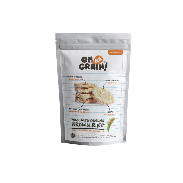 

Oh My Grain Keripik Beras Organik Organic Rice Crackers Chips
