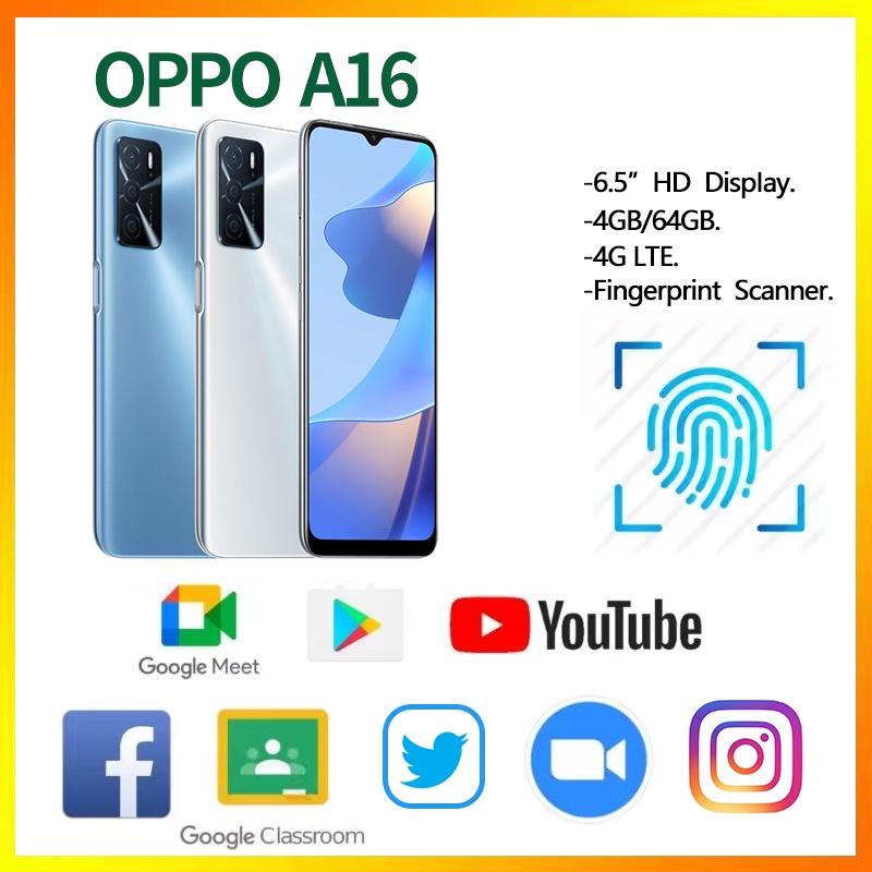 Oppo A16 ram 6/128gb &amp; 4/64gb Android handphone murah bergaransi