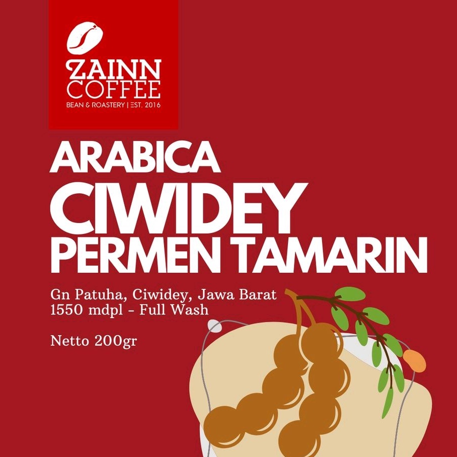 

Arabica Ciwidey Permen Tamarin 200 gr roast by Zainn Coffee