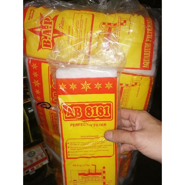 KAPAS FILTER merk AB8181 filtermat aquarium tank ikan hias
