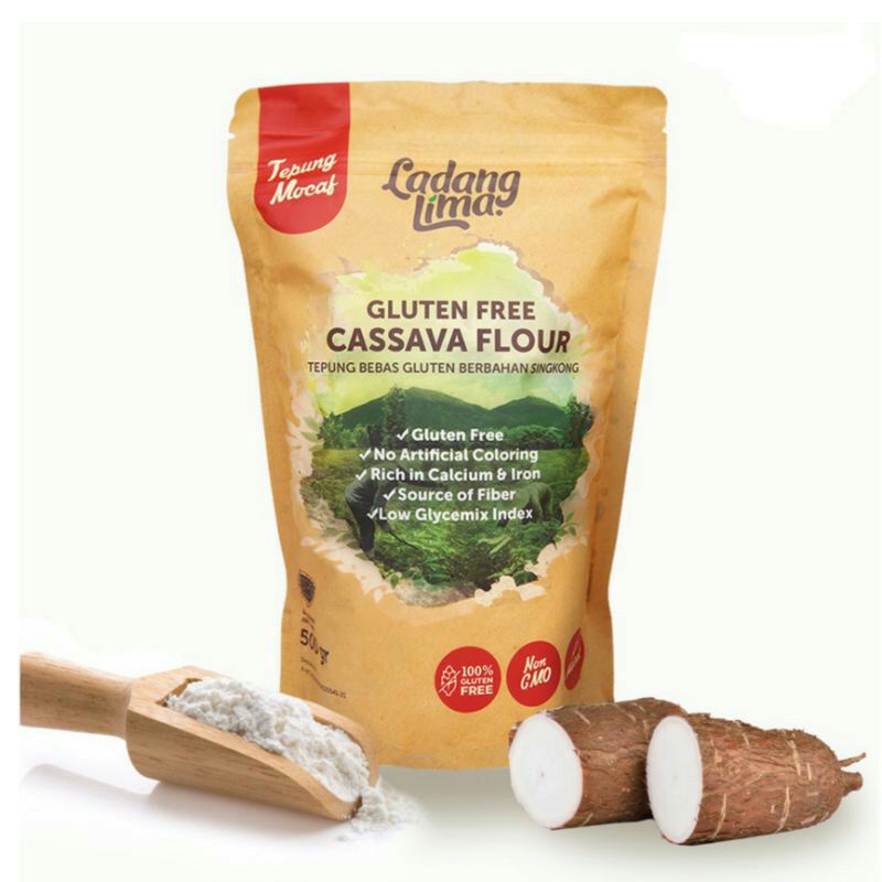 LADANG LIMA Cassava Flour 500 gr Halal || Tepung Singkong Gluten Free