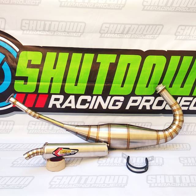 Knalpot CREAMPIE ZZ1 NINJA R - RR - SS Stainless